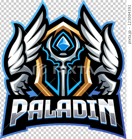 Paladin esport mascot Paladin esport mascot 123094391