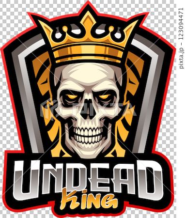 Undead king esport mascot 123094471