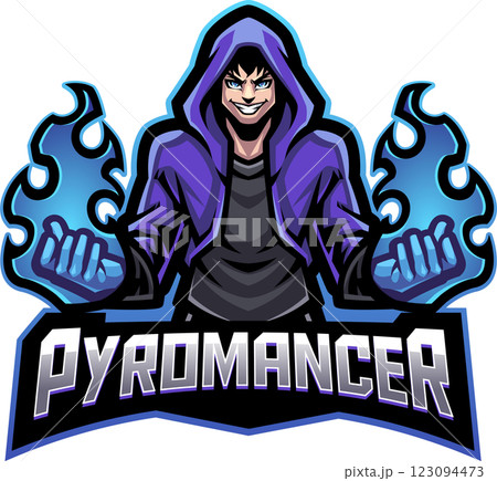 Pyromancer esport mascot 123094473