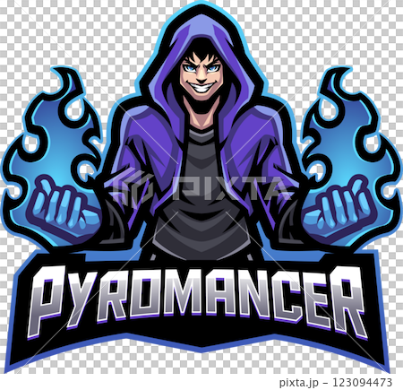 Pyromancer esport mascot 123094473