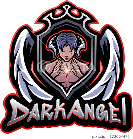 Dark angel esport mascot 123094475
