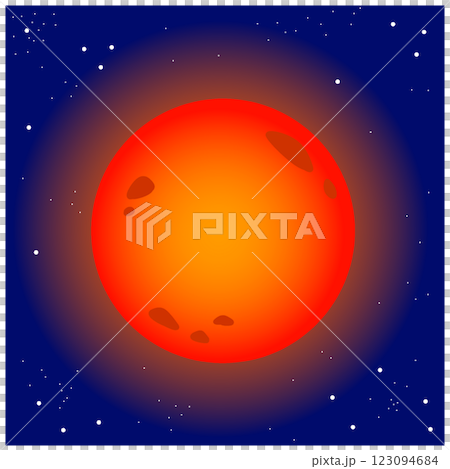 赤色巨星 123094684