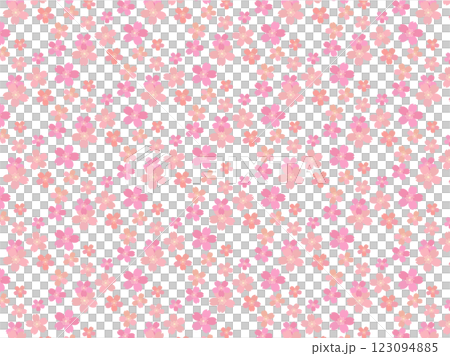 可愛い桜の背景 123094885