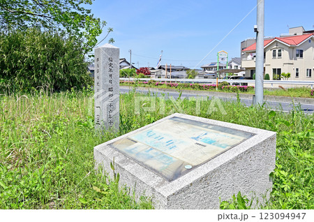 中山道板鼻宿散歩：藤塚の一里塚　高崎市藤塚町 123094947