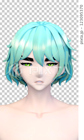 男性の顔アップ 123095370