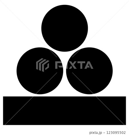 家紋です。三つ星に一つ引きと言います。 123095502
