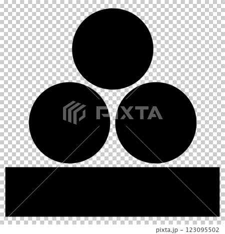 家紋です。三つ星に一つ引きと言います。 123095502