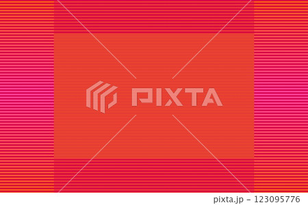 ボーダー模様　フレーム　幾何学模様 123095776