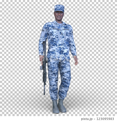 一名士兵 一名士兵 123095983