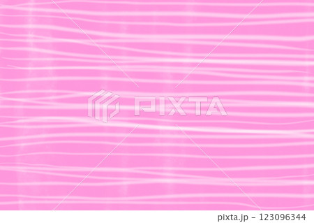 イラスト素材: ピンク背景と白の抽象画　横縞（斑） 123096344
