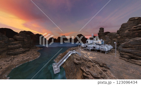 惑星探査基地 123096434