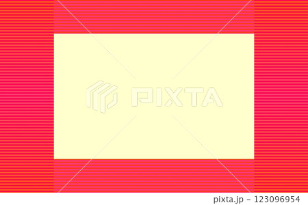 ボーダー模様　フレーム 123096954