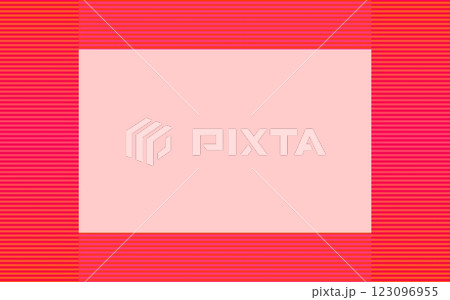 ボーダー模様　フレーム 123096955