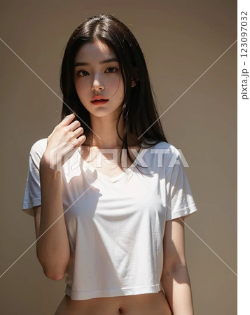美しい女性のビューティーポートレート 美しい女性のビューティーポートレート 123097032