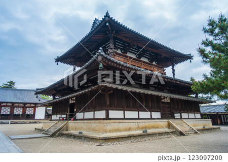 法隆寺金堂(奈良県-斑鳩町) 法隆寺金堂(奈良県-斑鳩町) 123097200