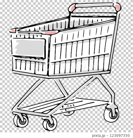 Shopping cart  123097350