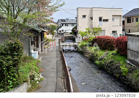 中山道板鼻宿散歩：板鼻堰　安中市板鼻 123097810
