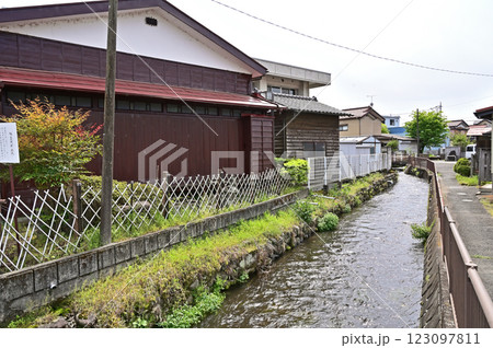 中山道板鼻宿散歩：板鼻堰　安中市板鼻 123097811