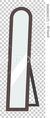 姿見のベクターイラスト 鏡 全身鏡 123098998