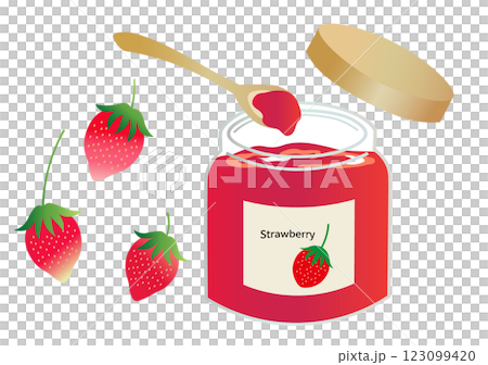 Strawberry jam 123099420