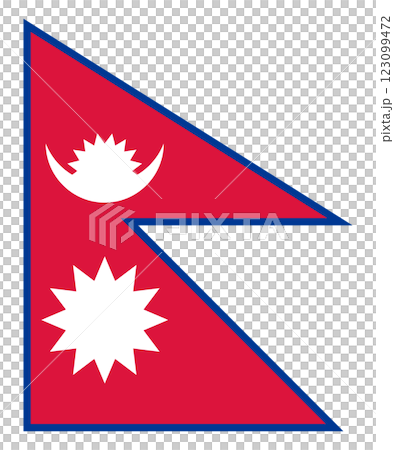 Flag of Nepal 123099472