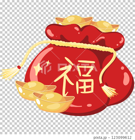 Lucky and Prosperous Chinese New Year 123099612