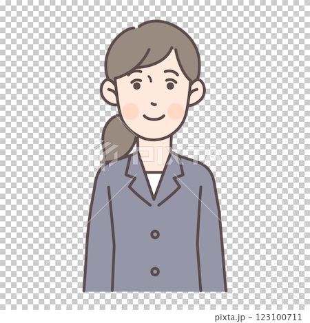 Smiling office worker woman Smiling office worker woman 123100711