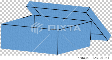Package cardboard box. Carton delivery packaging box. Vector illustration on white background.	 123101061