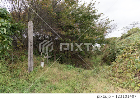 北熊井城　東門跡 123101407