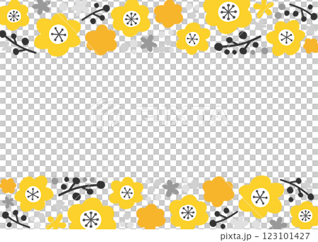 花のフレーム。結婚式やお祝いでのテンプレート素材。 花のフレーム。結婚式やお祝いでのテンプレート素材。 123101427