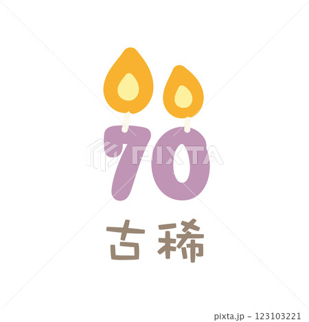 誕生日　70歳　祝い　古稀 123103221