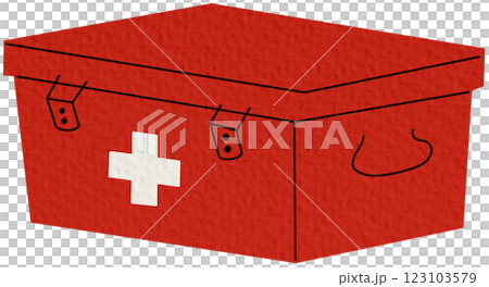 First aid medicine kit in emergency box, health drugs, first aid case, rescue concept on white background. First aid medicine kit in emergency box, health drugs, first aid case, rescue concept on white background. 123103579