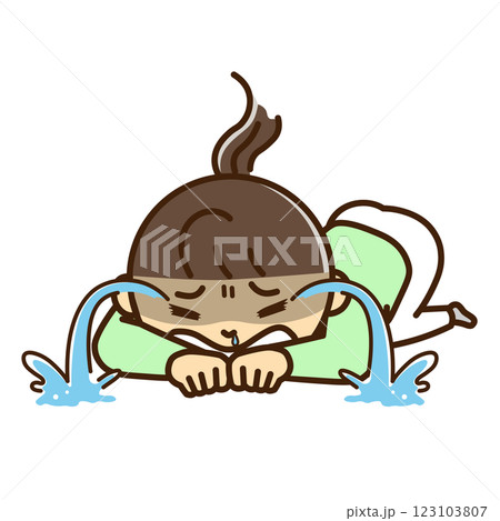 滝のような涙を流して泣く女性 滝のような涙を流して泣く女性 123103807