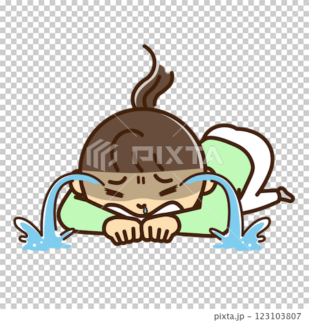 滝のような涙を流して泣く女性 滝のような涙を流して泣く女性 123103807