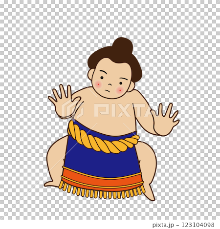 相撲選手、民族運動、shiko 123104098