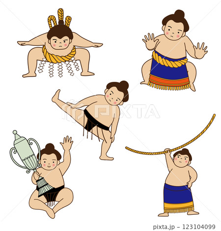 お相撲さん 関取 国技 セット 123104099