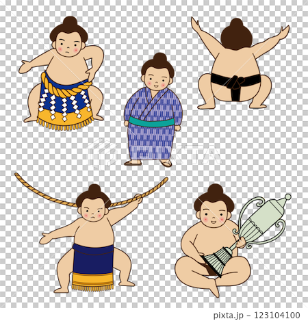 相撲選手國家運動套裝 相撲選手國家運動套裝 123104100