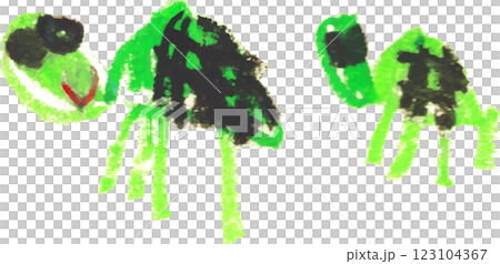 A picture of a turtle drawn by a child A picture of a turtle drawn by a child 123104367