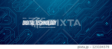 Futuristic AI circuit board background. Technology connected blue lines Futuristic AI circuit board background. Technology connected blue lines 123104379