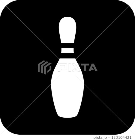 ボウリング場を案内する標識 123104421