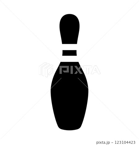 ボウリング場を案内する標識 123104423