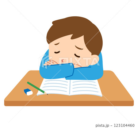 学習意欲が低下している子ども　勉強にやる気が出ない 123104460