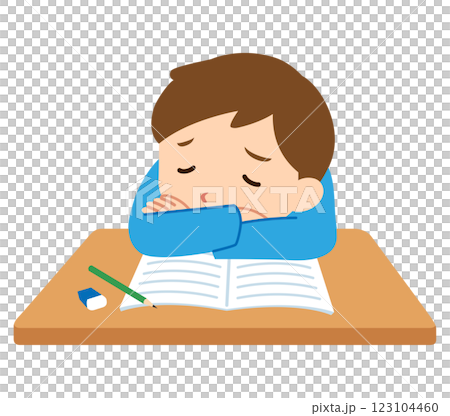 学習意欲が低下している子ども　勉強にやる気が出ない 123104460