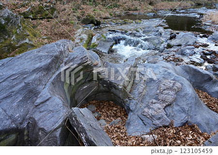 遠山の甌穴（埼玉県比企郡嵐山町） 123105459