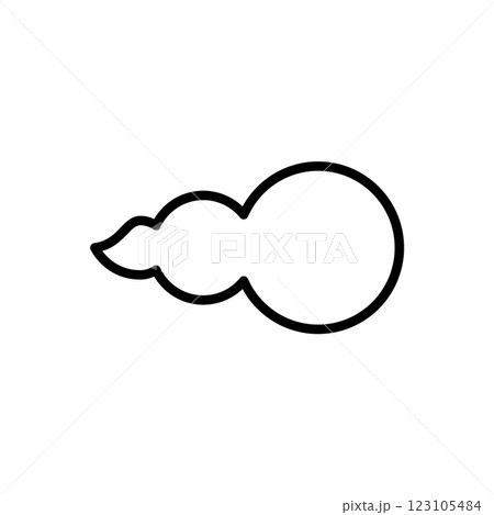 Cloud line icon 123105484