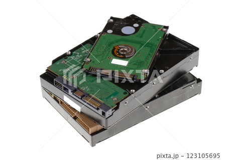 Isolated computer hard disk drives Isolated computer hard disk drives 123105695