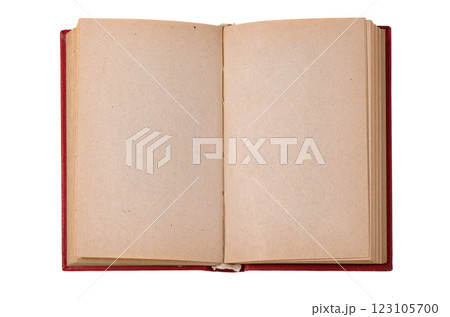Old book pages isolated on white background 123105700