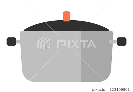 両手鍋のベクターイラスト 123106961