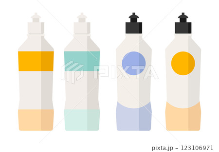 食器用洗剤のベクターイラスト 123106971