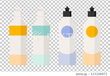 食器用洗剤のベクターイラスト 123106971